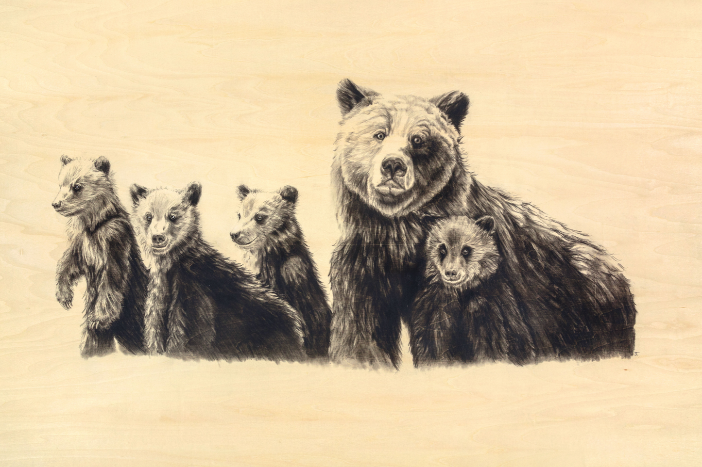 "Protector" - Grizzly Family Limited Edition Prints